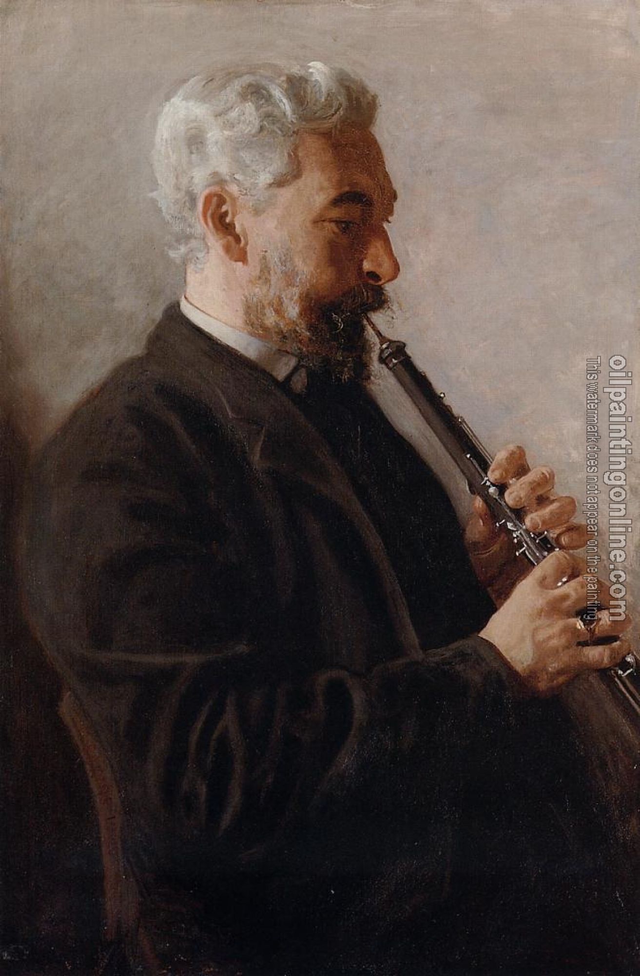 Eakins, Thomas - The Oboe Player
